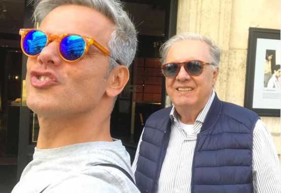 Pai de Otaviano Costa faz aniversário e ganha homenagem