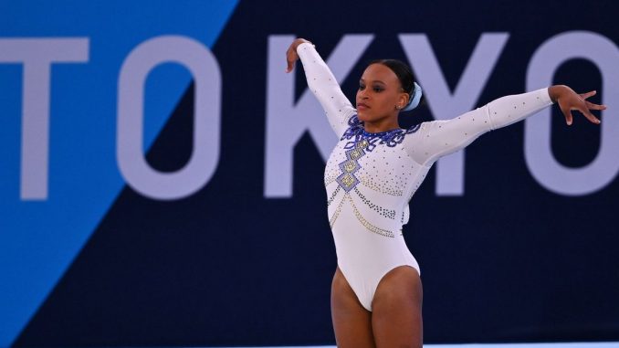 Rebeca Andrade conquista ouro para o Brasil na ginástica artística