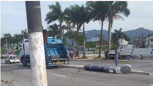 Totens de segurança de São Vicente foram derrubados por ação criminosa