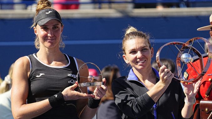 Bia Haddad perde para Halep e é vice no WTA 1000 de Toronto