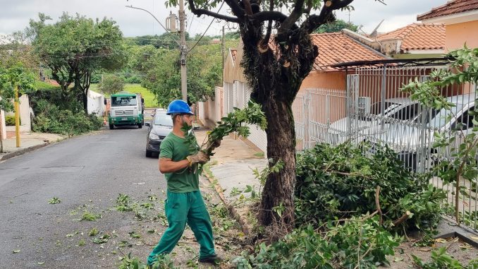 Equipes da Prefeitura atuam em vários bairros e na região central de Araraquara