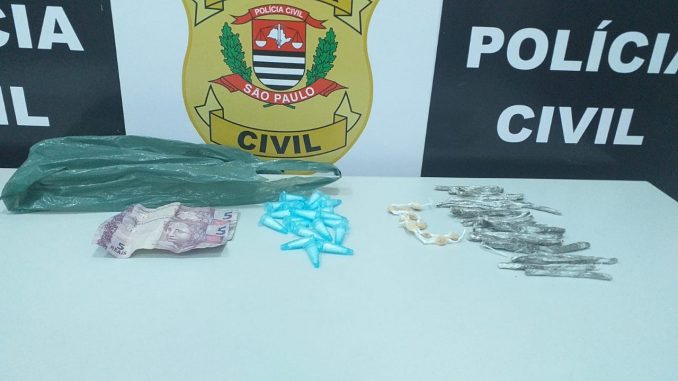 Polícia Civil prende em flagrante suspeito de tráfico de drogas em São Vicente