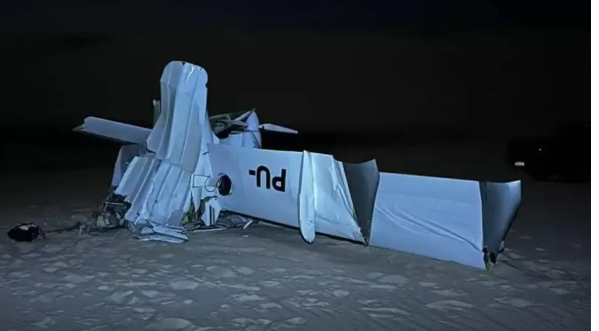Avião de pequeno porte cai nos Lençóis Maranhenses e deixa dois mortos